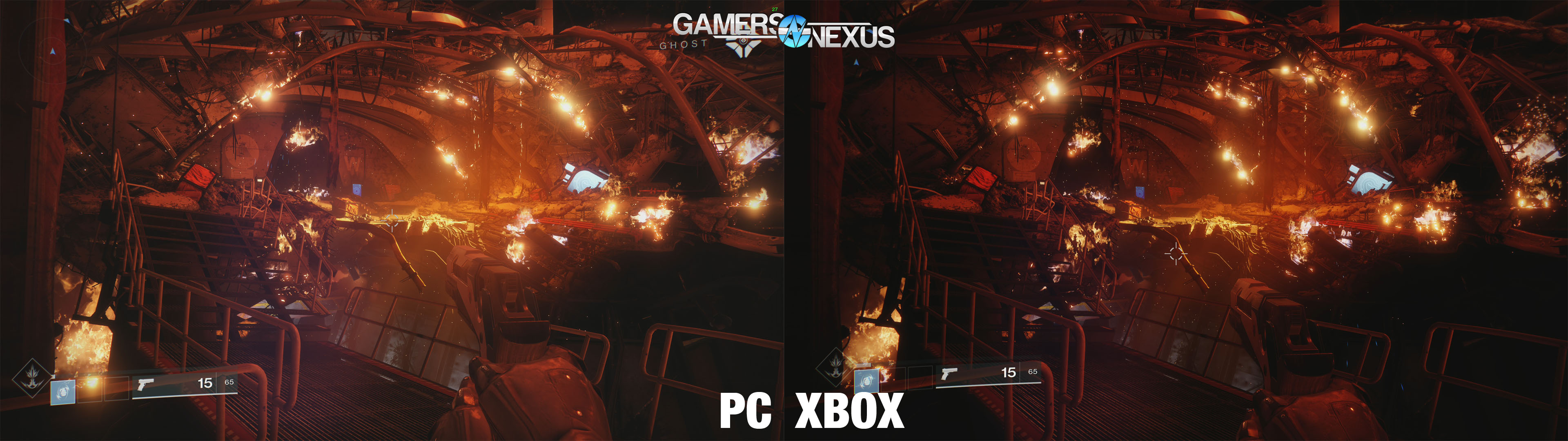 destiny2 xbox v pc fire