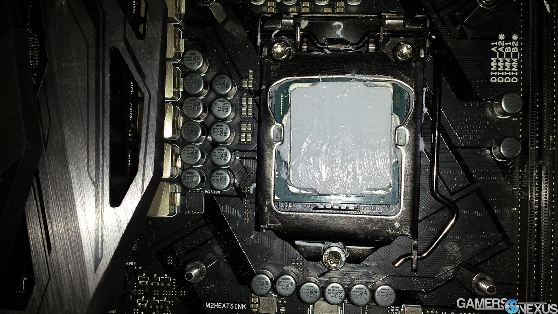 “Too Much Thermal Paste” Benchmark of Thermal Paste Application & Quantity GamersNexus