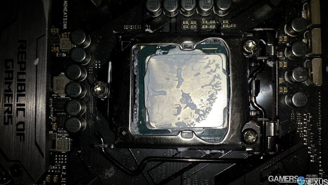 9 thermalpaste pea sized after