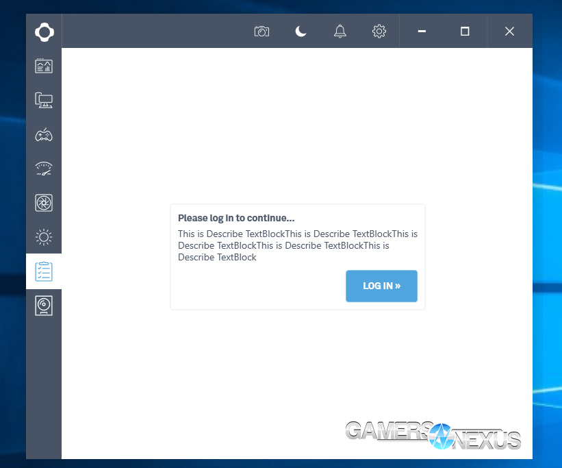 nzxt cam placeholder text