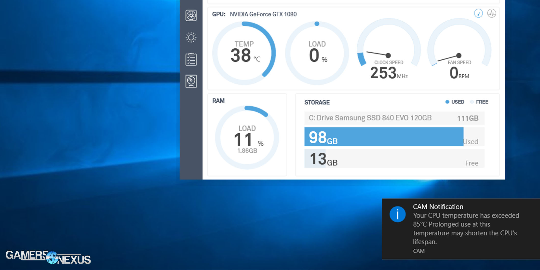 nzxt cam stupid temps