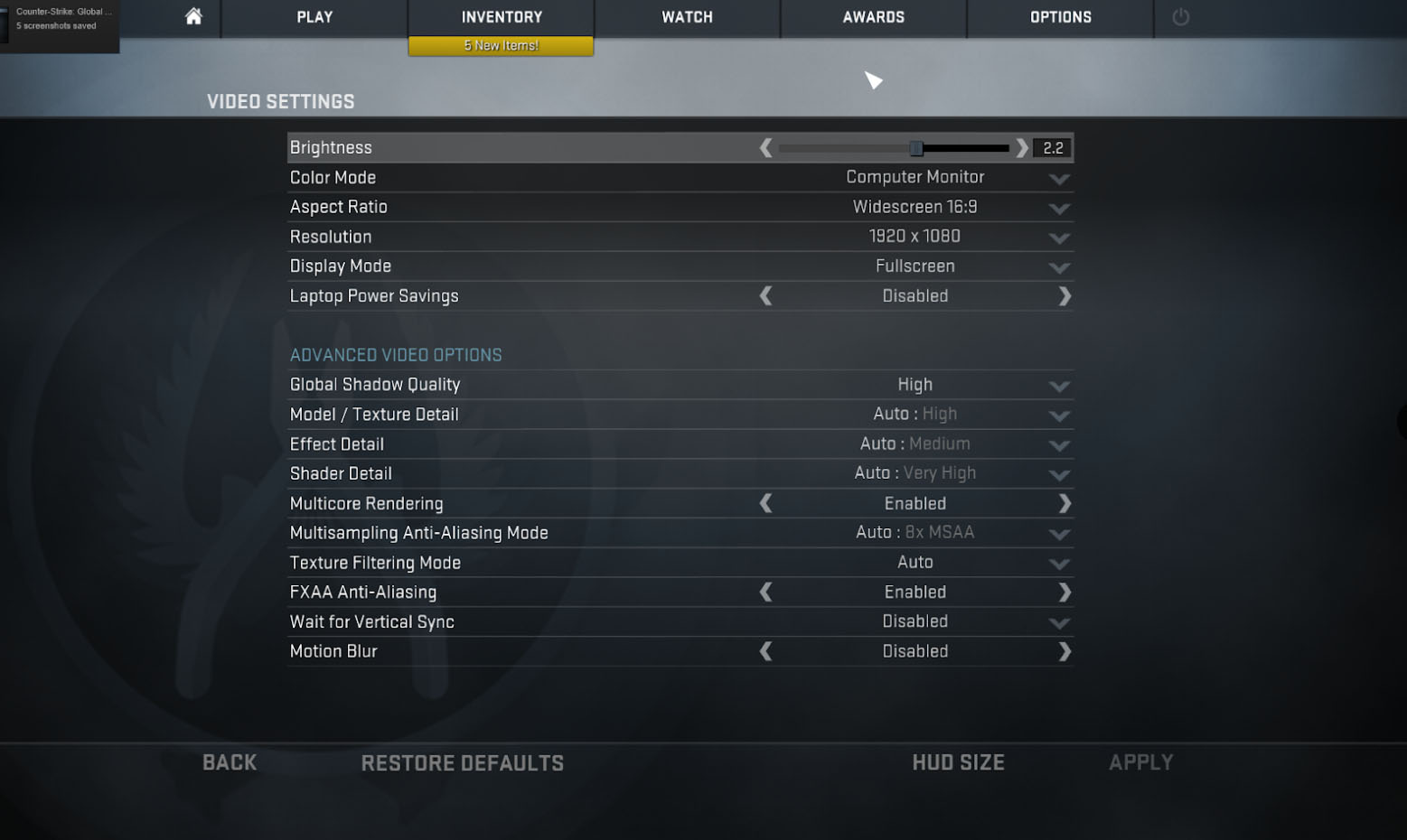 gn bench low end csgo