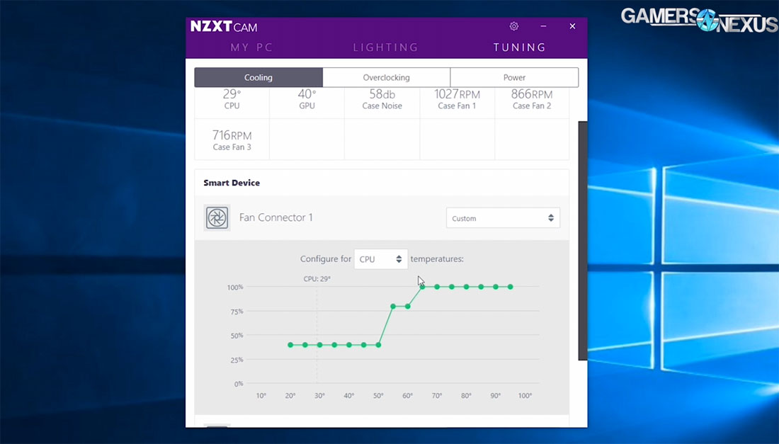 nzxt smart device fan profile