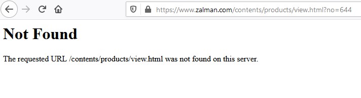 zalman broken website