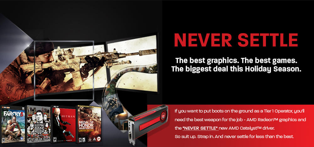 Amd never settle free games coupon