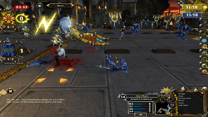 The recipient of this kick got a red card for being a wimp.